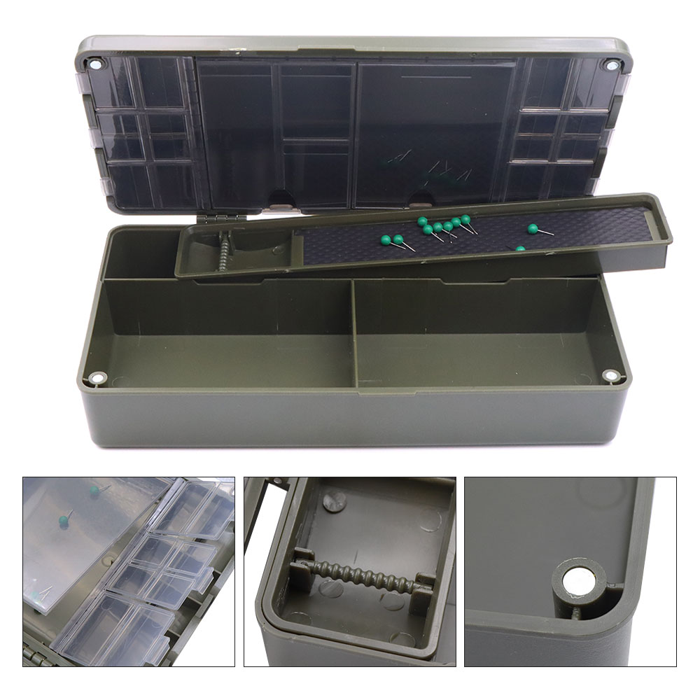 Caja de aparejos de pesca de c - Fishing Line Box reseña y precio