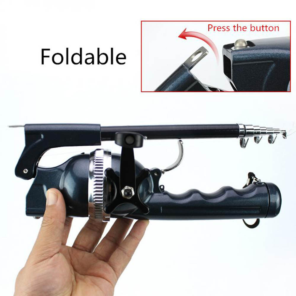 Caña de pescar plegable de fib - Ice Fishing Line reseña y precio